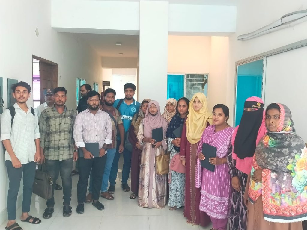 ভোলাহাটে ফ্যামিলি কার্ড কার্যক্রমের তথ্য সংগ্রহ বিষয়ে অবহিতকরণে প্রেস কনফারেন্স